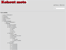 Tablet Screenshot of kohout-moto.com